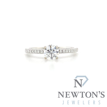 14kt White Gold Diamond Engagement Ring (0.65ct Tw)