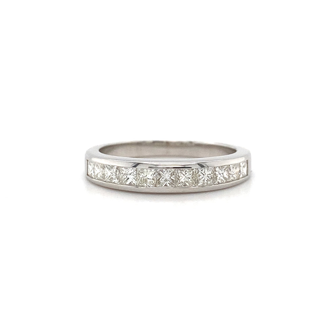 14kt White Gold 11 Diamond Band (0.50ct Tw)