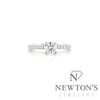 14kt White Gold Diamond Engagement Ring (0.83ct Tw)