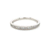 14kt White Gold Diamond Stackable Ring (0.19ct)