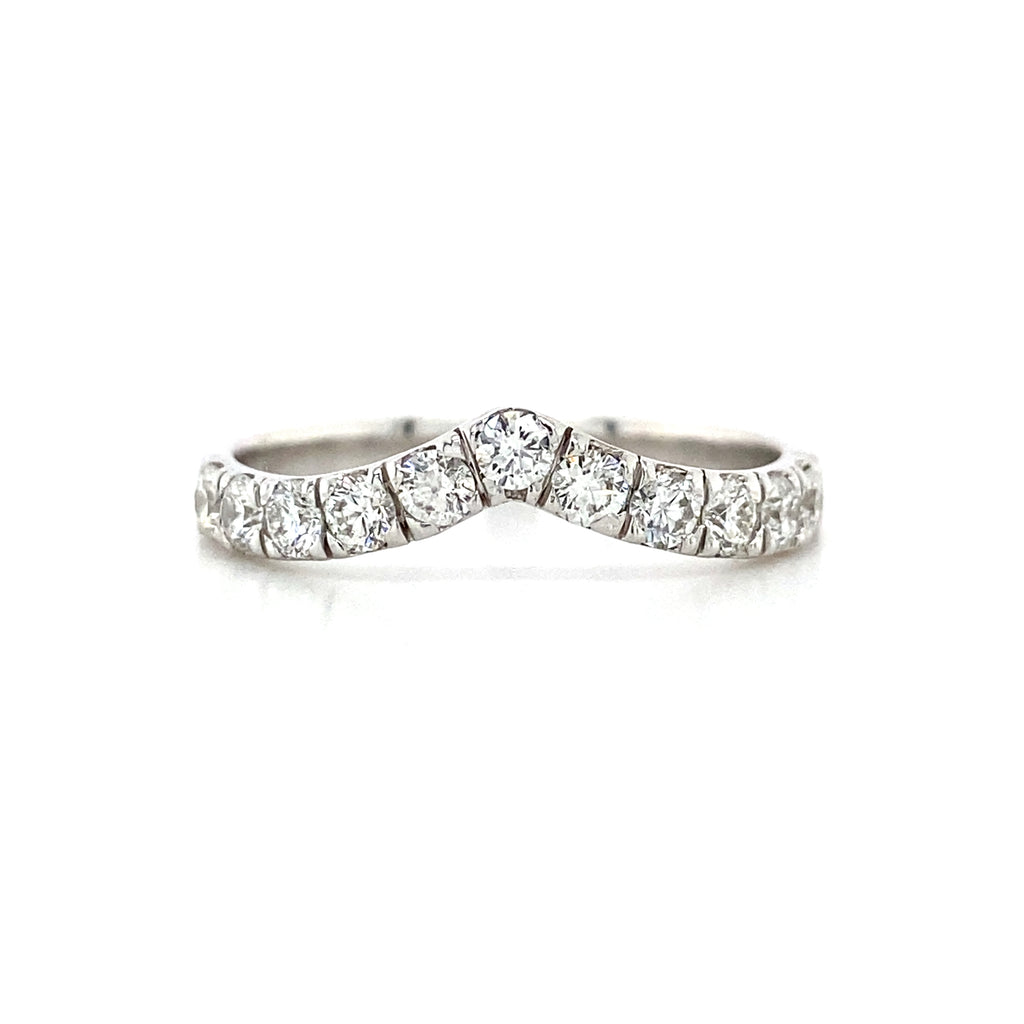 14kt White Gold Diamond Contour Band (0.51ct)