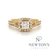 14kt Yellow Gold Diamond Engagement Ring