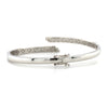 18kt White Gold Diamond Couture Bypass Bangle (3.00ct)