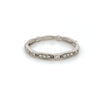 14kt White Gold & Diamond Stackable Band (0.13ct)