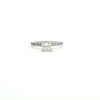 14kt White Gold Princess Cut Diamond Engagement Ring
