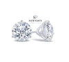 14kt White Gold Diamond Ear Studs