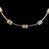 18kt Yellow Gold Diamond Illusion Necklace