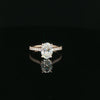 14kt Yellow Gold Oval Diamond Engagement Ring