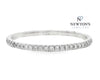 14kt White Gold Diamond Stackable Band