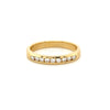 14kt Yellow Gold Channel Set Diamond Band (0.22ct)