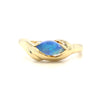 14kt Yellow Gold Marquise Shape Opal Fashion Ring