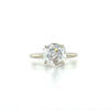 14kt Yellow Gold Round Diamond Engagement Ring