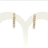 14kt Yellow Gold Diamond Bar Earrings .45ct