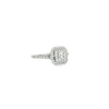 14kt White Gold Princess Cut Diamond Halo Engagement Ring