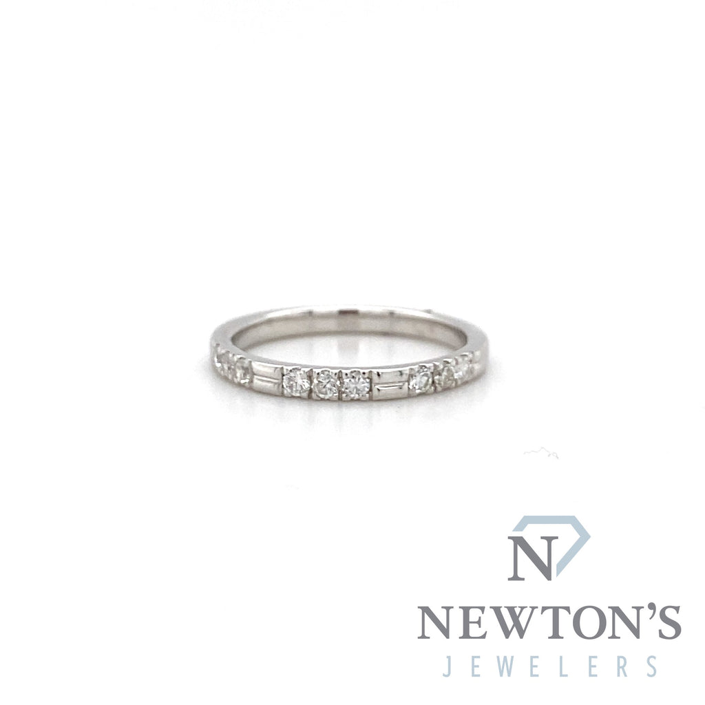 14kt White Gold Diamond Stackable Band (0.30ct)