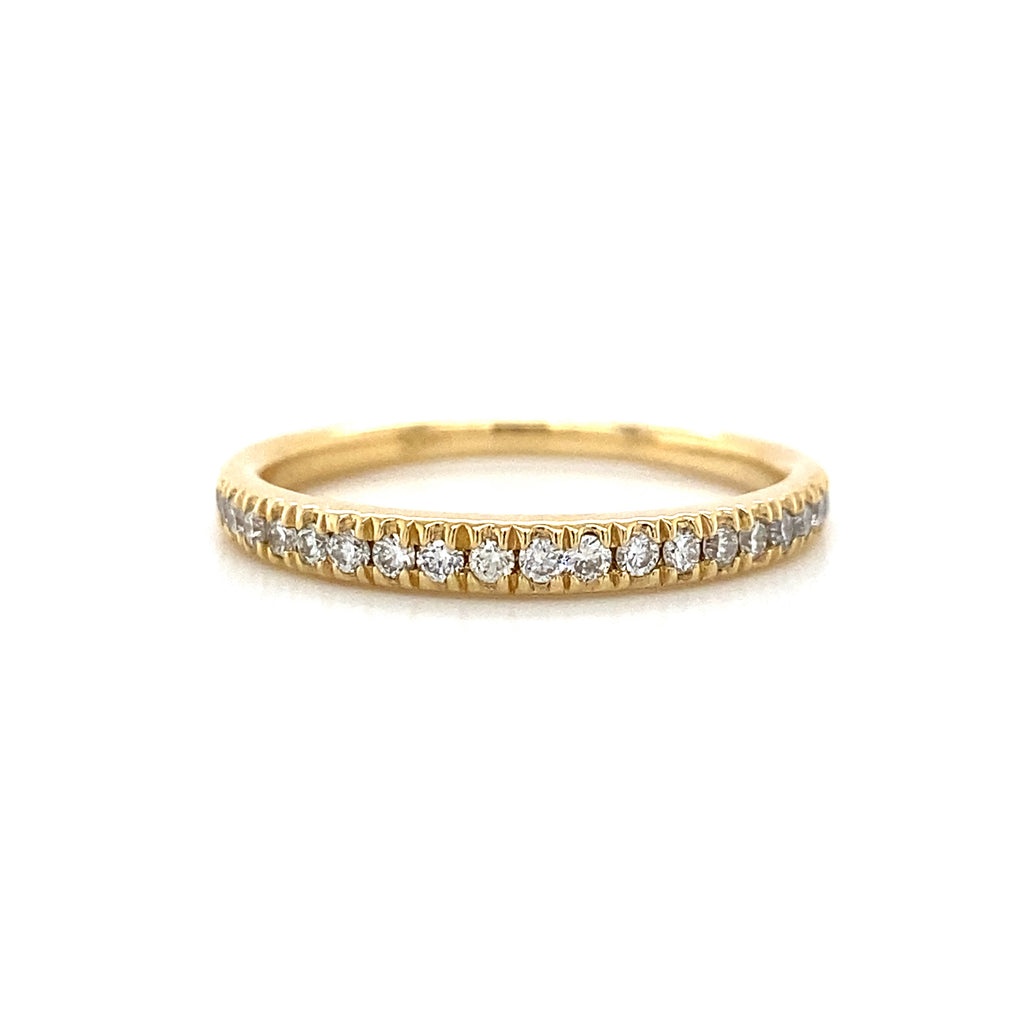 14kt Yellow Gold Diamond Stackable Band (0.23ct)