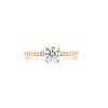 14kt Yellow Gold Diamond Engagement Ring (0.56ct)