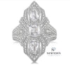 18kt White Gold Diamond Cocktail Ring