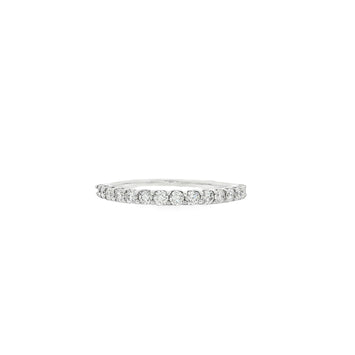 14kt White Gold Diamond Wedding Band