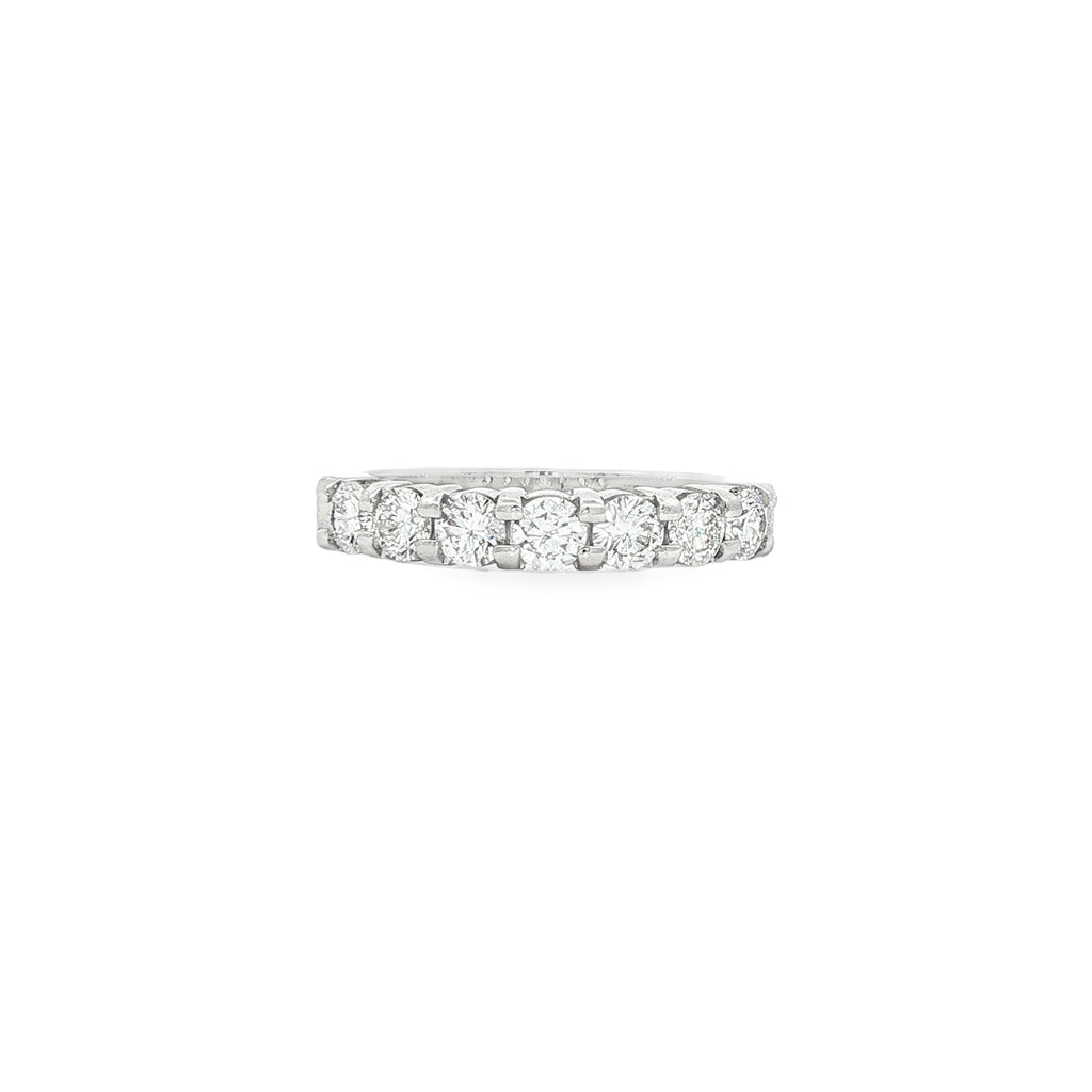 14kt White Gold Diamond Band