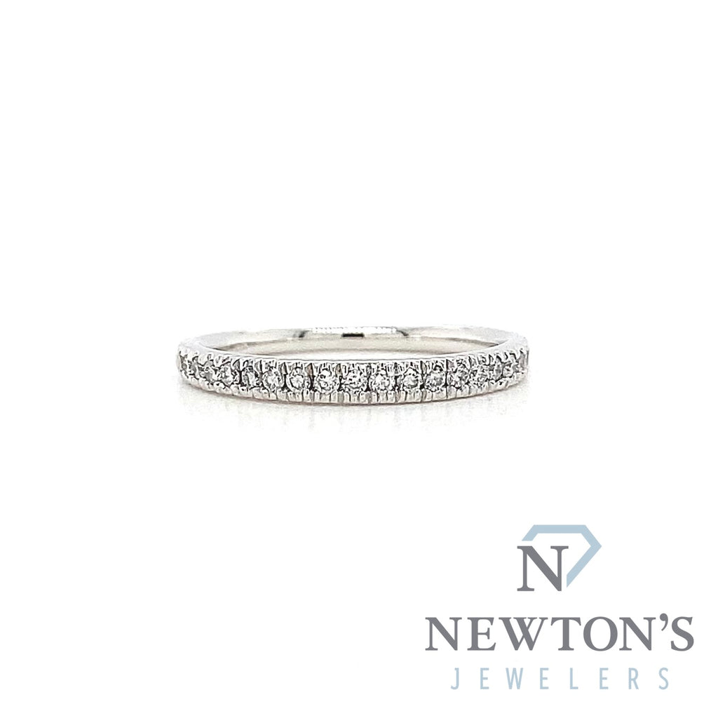 14kt White Gold Diamond Stackable Band (0.21ct)