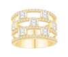 14kt Yellow Gold Diamond Fashion Ring