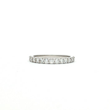 14kt White Gold Diamond Wedding Band