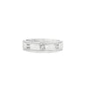 14kt White Gold Princess Cut Diamond Men's Ring