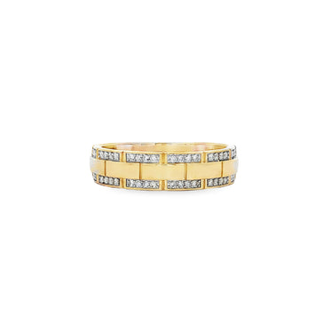 14kt Yellow Gold Diamond Band Ring
