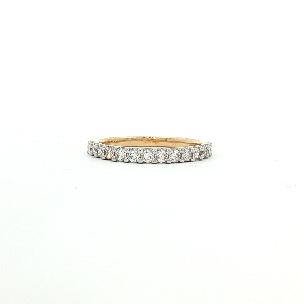 14kt Yellow Gold Diamond Wedding Band