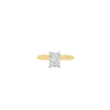 14kt Yellow Gold Radiant Cut Diamond Engagement Ring