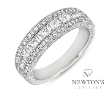 14kt White Gold Diamond Band (0.41ct)