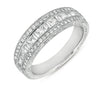 14kt White Gold Diamond Band