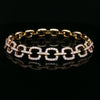 14kt Yellow Gold Diamond Link Bracelet