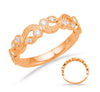 14kt Rose Gold Diamond Fashion Ring