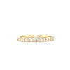 14kt Yellow Gold Diamond Stackable Band