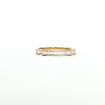 14kt Yellow Gold Baguette Diamond Band