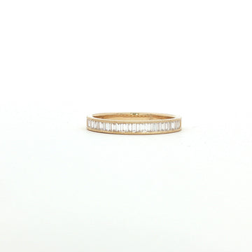 14kt Yellow Gold Baguette Diamond Band