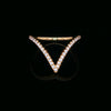 14kt Yellow Gold Diamond Contour Band