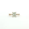 14kt Yellow Gold Radiant Engagement Ring