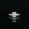 14kt Yellow Gold Radiant Engagement Ring