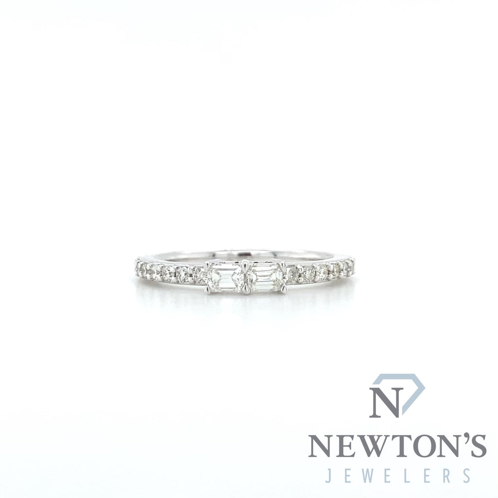 14kt White Gold Diamond Stackable Band (0.50ct)