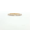 14kt Yellow Gold Alternating Diamond Band