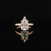 14kt Yellow Gold Pear Shaped Engagement Ring