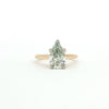 14kt Yellow Gold Pear Shaped Engagement Ring