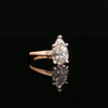 14kt Yellow Gold Pear Shaped Engagement Ring