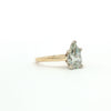 14kt Yellow Gold Pear Shaped Engagement Ring