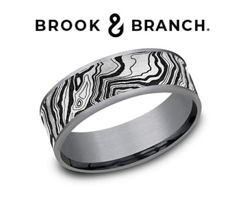 Brook and Branch Men's Tantalum and Titanium Ring