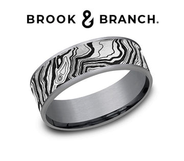 Brook and Branch Men's Tantalum and Titanium Ring