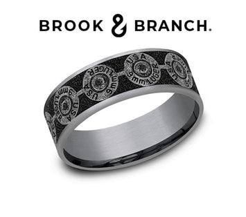 Brook and Branch Men's Tantalum and Titanium Ring